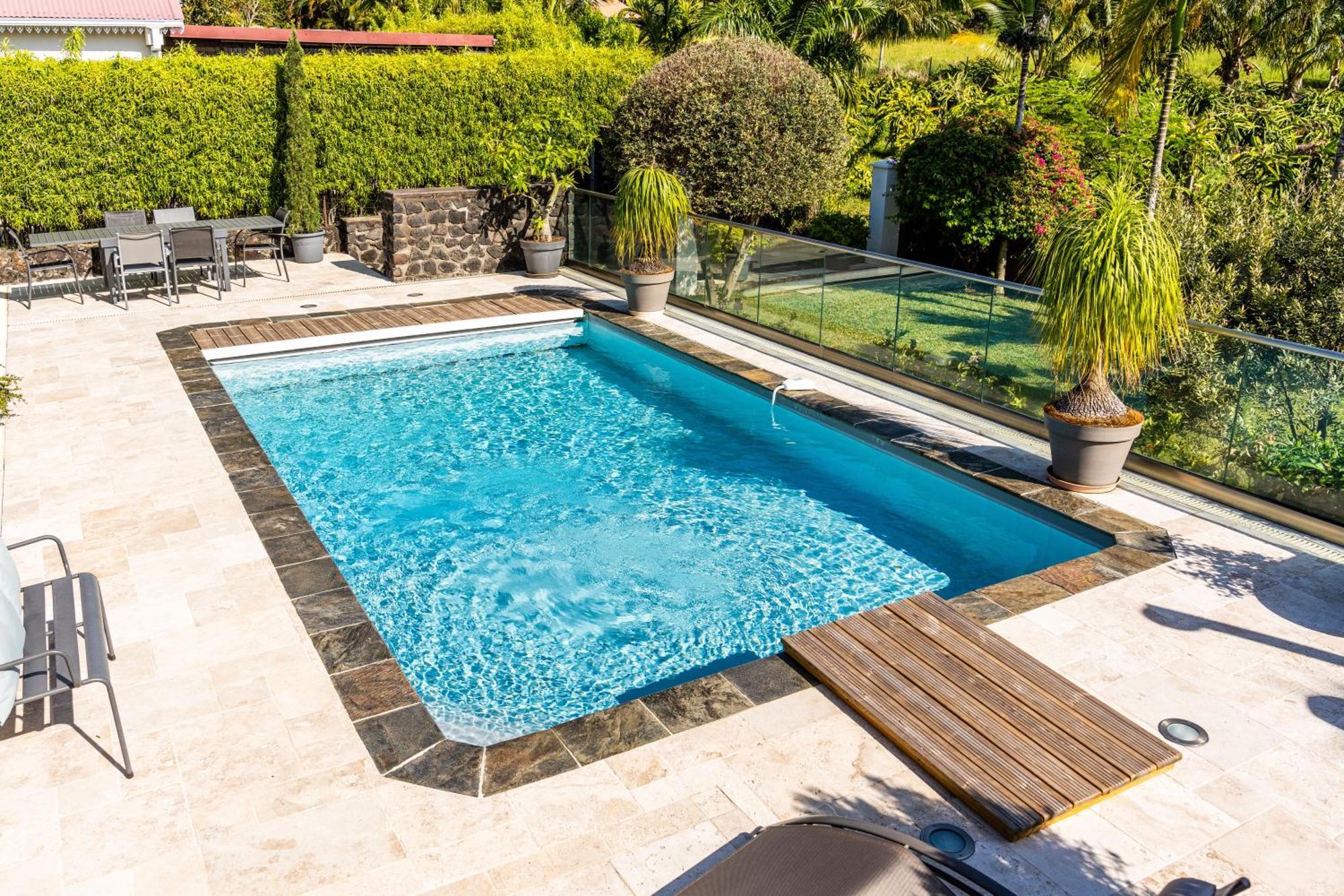 Villa Avec Piscine Vue Mer Et Montagne, En Pleine Nature Saint-Joseph Exteriér fotografie